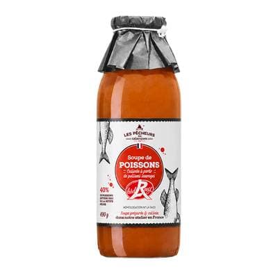 Les Pêcheurs des Calanques Soupe de Poissons Label Rouge en bouteille, 50cl