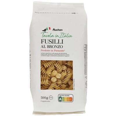 Auchan Tavola In Italia Pâtes Fusilli Al Bronzo Premium, 500g