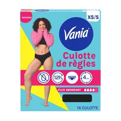 Vania Culotte menstruelle Taille XS/S, 1 culotte