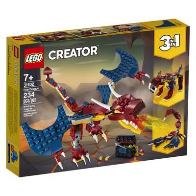 5702016616286 - LEGO® Creator - 31102- Le dragon de feu