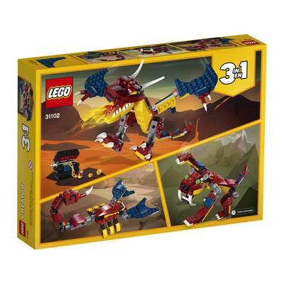 5702016616286 - LEGO® Creator - 31102- Le dragon de feu