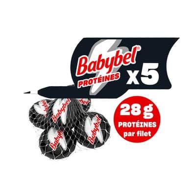 Babybel Mini fromage protéiné, 5 fromages - 110g