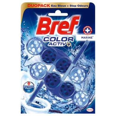 Bref Bloc WC color activ+ marine, 2 blocs