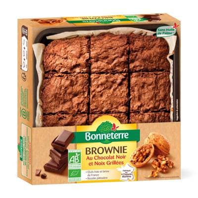 Bonneterre Brownie bio chocolat noir et noix, 285g