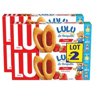 Lu La Barquette de Lulu Fraise, Lot de 2 - 2x120g