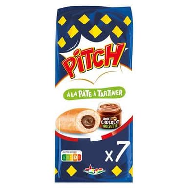 Pasquier Pitch à la Pâte à Tartiner, 7 briochettes - 262g