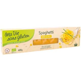 Ma Vie Sans Gluten Spaghetti maïs & riz bio sans gluten, 400g