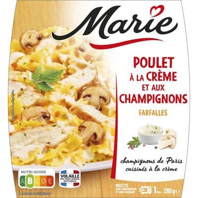 Marie Poulet à la Crème et aux Champignons, Farfalles, 280g