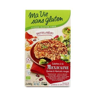 Ma Vie Sans Gluten Galettes Quinoa & Haricot rouge bio, 2x100g
