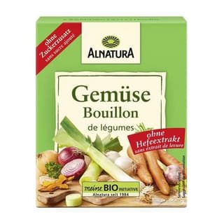 Alnatura Bouillon Cube légumes sans levure bio - 6 cubes, 66g
