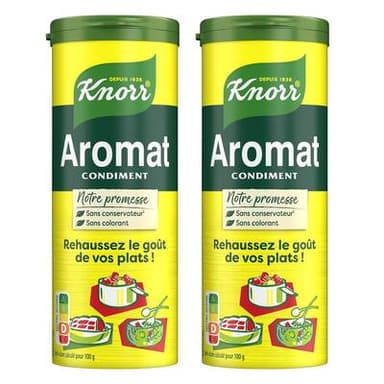 Knorr Condiment Aromat à saupoudrer, Lot de 2x70g