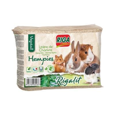 Riga Rigalit Litière Chanvre Pour Rongeurs, 225g