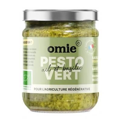 Omie - Sauce Pesto Vert Ail et Basilic Français Bio