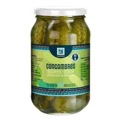3423990000787 - Yarden - Cornichons aigres-doux tranches