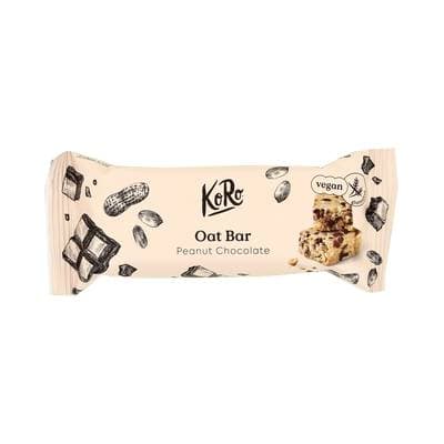 Koro Barre d'avoine cacahuètes-chocolat bio, 60g