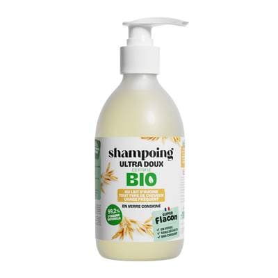 Super Flacon Shampoing ultra doux BIO au lait d'avoine, 500ml