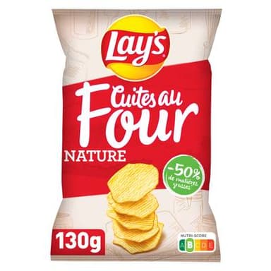 Lay's Chips cuites au four nature, 130g