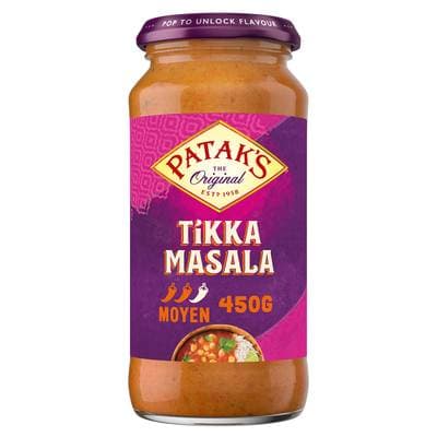 Patak's Original Sauce Tikka Masala - Sauce Curry Moyen Indienne, 450g