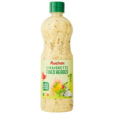 Auchan Vinaigrette allégée aux fines herbes, 50cl