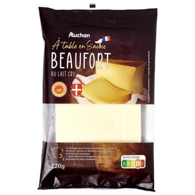 Auchan Terroir Beaufort AOP, 220g