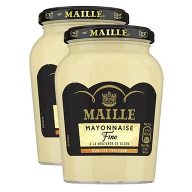 Maille Mayonnaise fine Qualité Traiteur, Lot de 2x320g