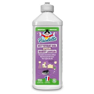 Paulette Nettoyant concentré pour robot laveur de sol savon de Marseille ECOCERT, 500ml