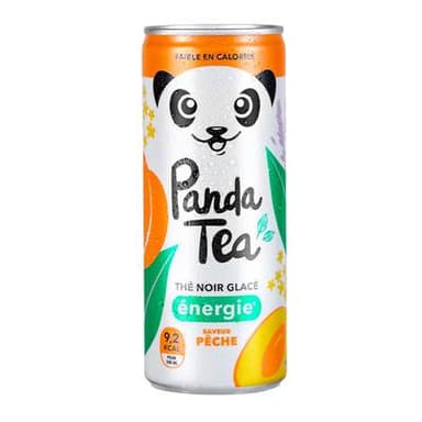 Panda Tea Thé vert glacé pêche, 25cl