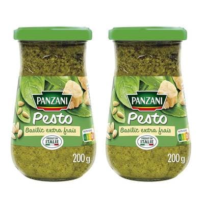 Panzani Sauce Pesto au Basilic Frais, Lot de 2x200g