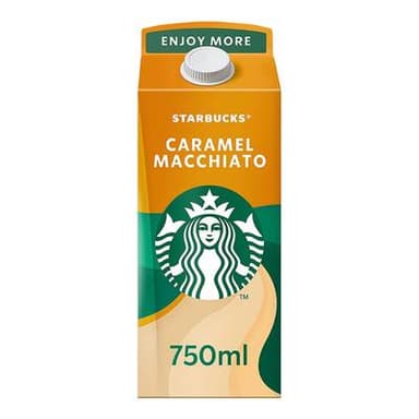 Starbucks Boisson Lactée Caramel Macchiato, 750ml