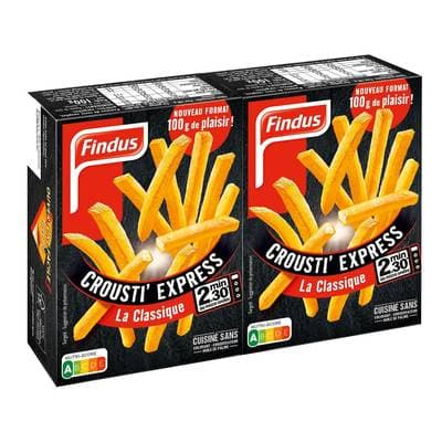 Findus Frites micro-ondes crousti express La Classique, 2x100g