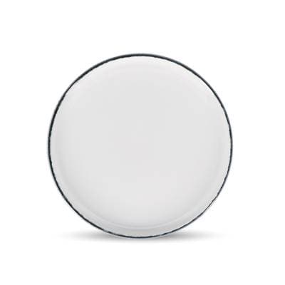 Collection Fade Assiette plate 22xH2,5cm black rim Fade, 1 pièce