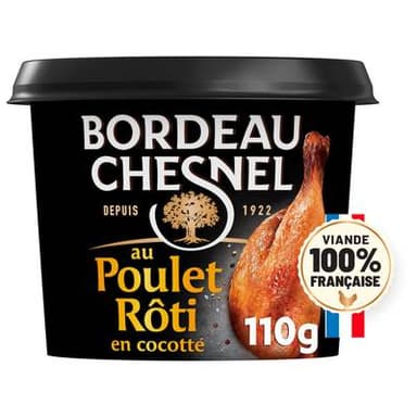 Bordeau Chesnel Spécialité charcutière au poulet rôti en cocotte, 110g