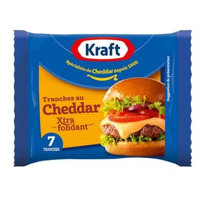 Kraft Tranchettes de cheddar burger, 175g