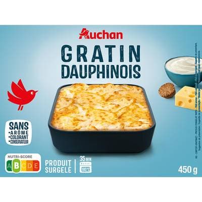Auchan Gratin dauphinois, 450g