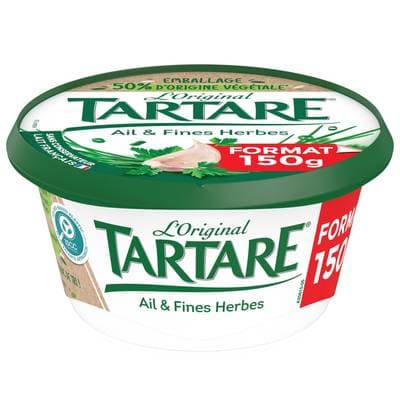 Tartare Fromage à tartiner Ail et Fines Herbes, 150g