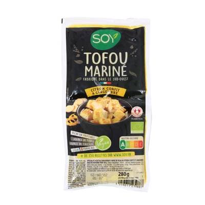 Soy Tofu Mariné au Citron Confit et Gingembre Bio, 2x140g