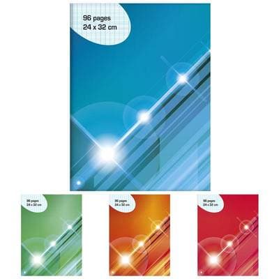 Cora Cahier 24 x 32 cm grands carreaux, 96  pages