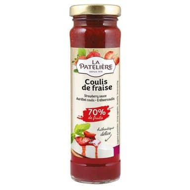 La Patelière Coulis de Fraise 70%, 165g
