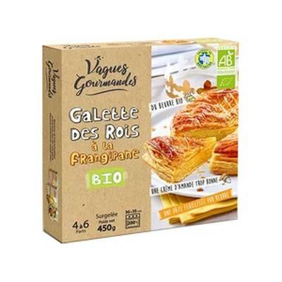 Vagues Gourmandes - Galette des rois Bio à la Frangipane prête à cuire 6/8 parts