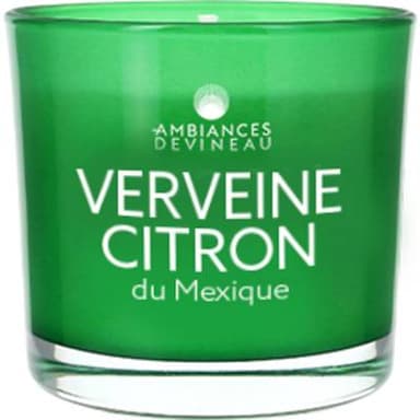 Ambiances Devineau Bougie parfumée verre verveine citron du Mexique, 20 h