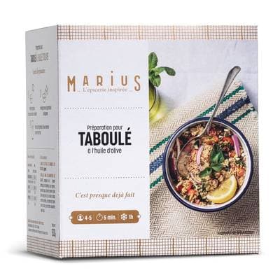 Marius, L'Épicerie Inspirée Taboulé à l'huile d'olive - 4/5 personnes, 630g