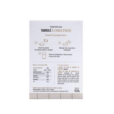 3183810000488 - Marius, L'Épicerie Inspirée - Taboulé à l'huile d'olive - 4/5 personnes