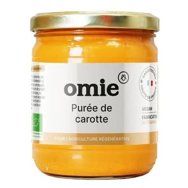 Omie Purée de Carottes Bio, 380g