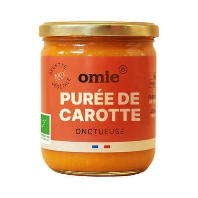 Omie Purée de Carottes Bio, 380g