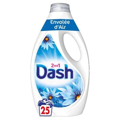 Dash Lessive liquide envolée d'air, 1,125L