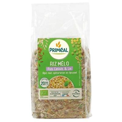 Priméal Riz mélo bio pois cassé lin bio vegan, 500g