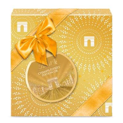 Lindt Boîte cadeau chocolat Champs-Elysées édition OR, 237g