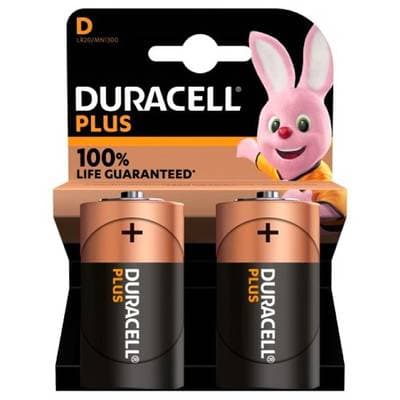 Duracell 2 Piles LR20 / D Alcaline Plus, 2  piles