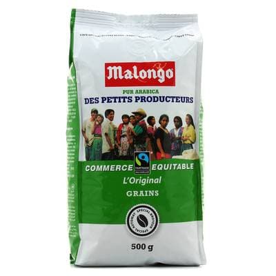 Malongo Café en grain l'original petits producteurs, 500g