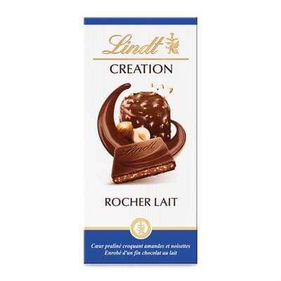 Lindt Chocolat Création le rocher Lait, 150g